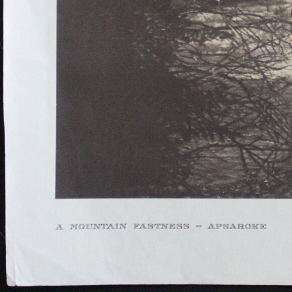 A MOUNTAIN FASTNESS — APSAROKE #56 Edward Sheriff Curtis Print - Picture 5 of 8